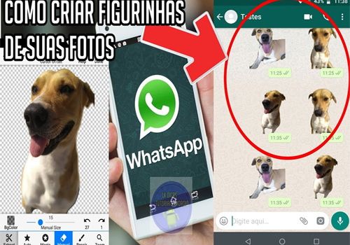 Aprenda como fazer figurinhas de Whatzapp com fotos