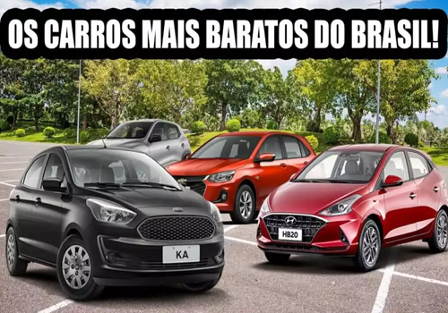 Confira os 10 Carros Zero KM Mais Baratos de 2021