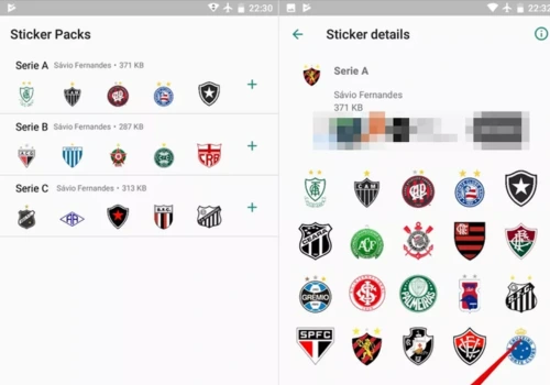 Melhores figurinhas de times de futebol: Aplicativo gratuito para Whatsapp ( Imagem: Reprodução)